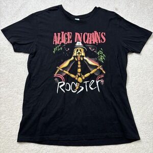 Alice In Chains Rooster Shirt Men's Size XL T-Shirt REPRINT 100% Cotton